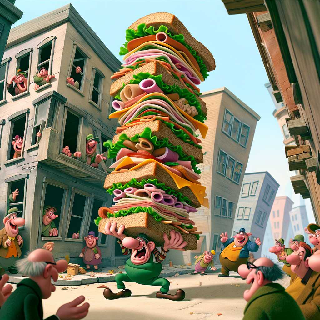 Mr. Noodles' Wobblyville Sandwich Spectacle