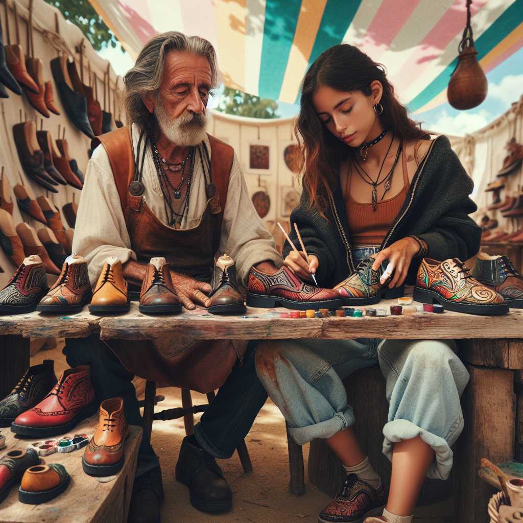 A Cobbler and a Painter Create Harmonious Friendship