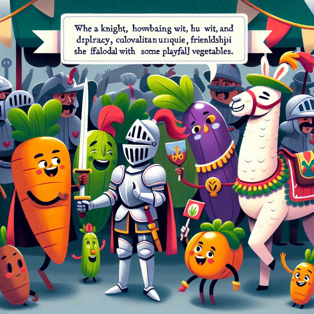 Sir Pumpernickel and the Mischievous Vegetables' Truce