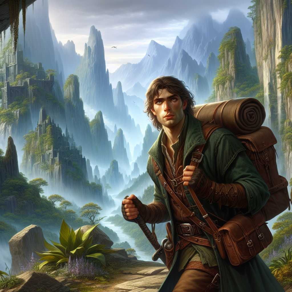 Alaric's Quest in the Enchanted Valley of Echoes