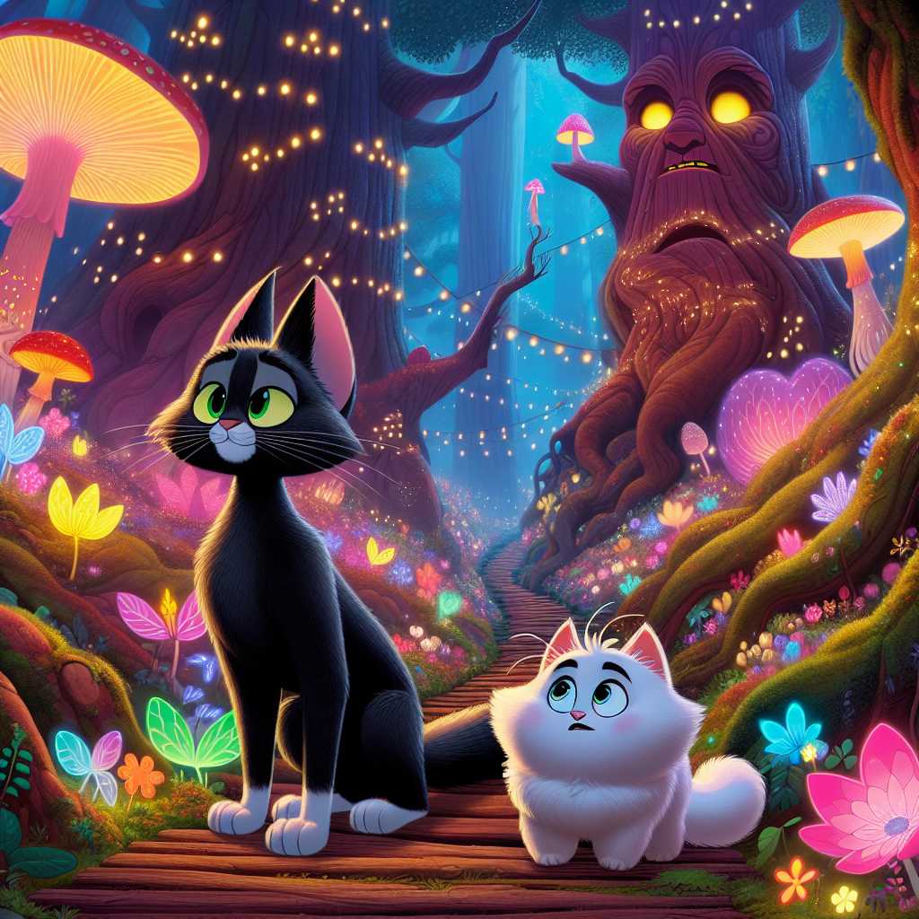 Whiskers and Fluff's Enchanted Forest Quest