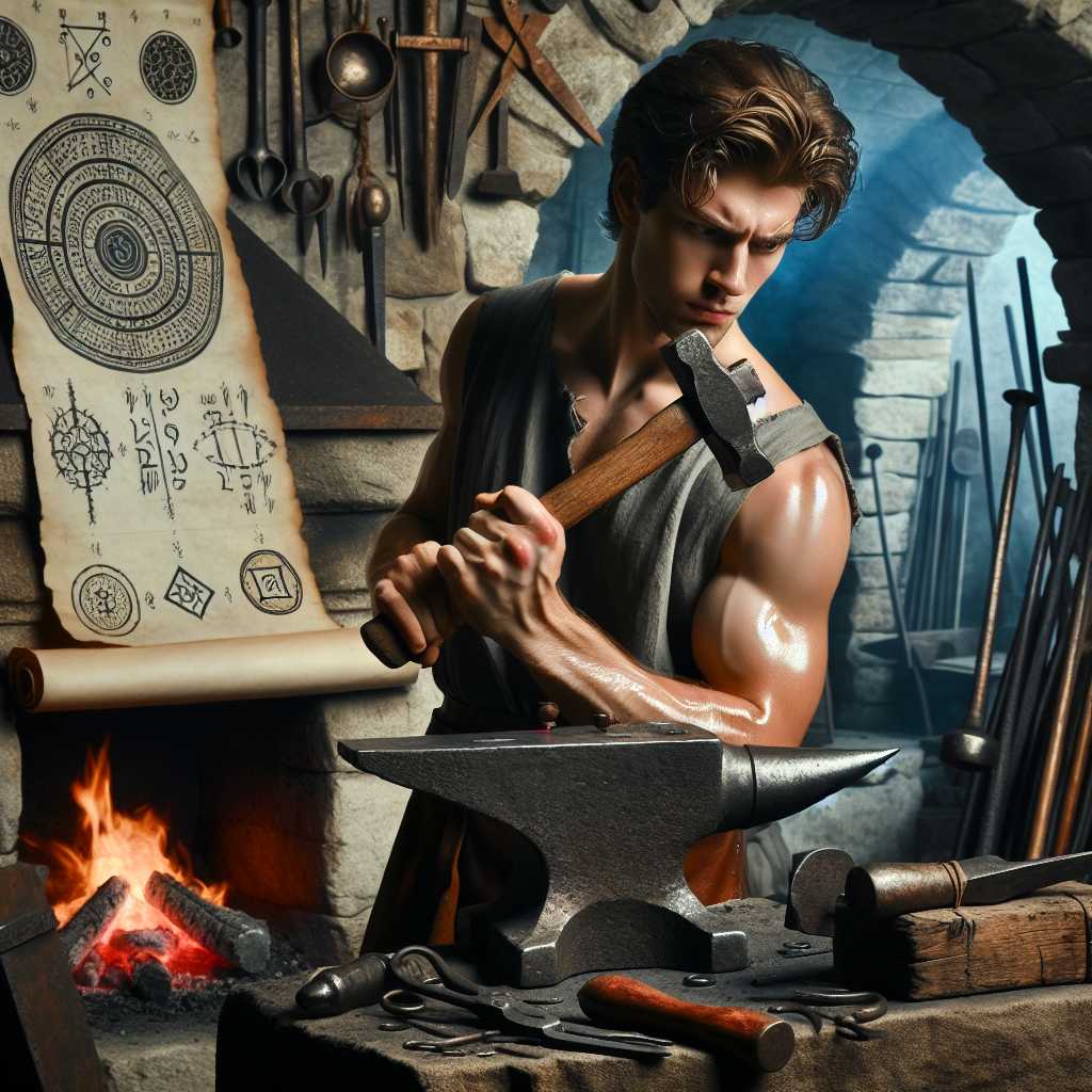 Tobias's Quest: Unleashing Inner Strength at the Heart's Forge