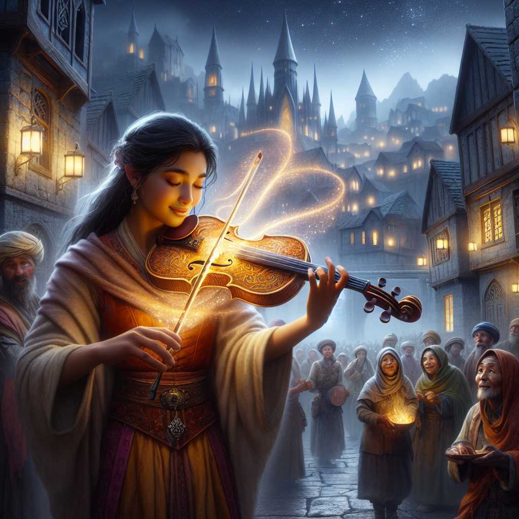 Elara and the Enchanted Violin