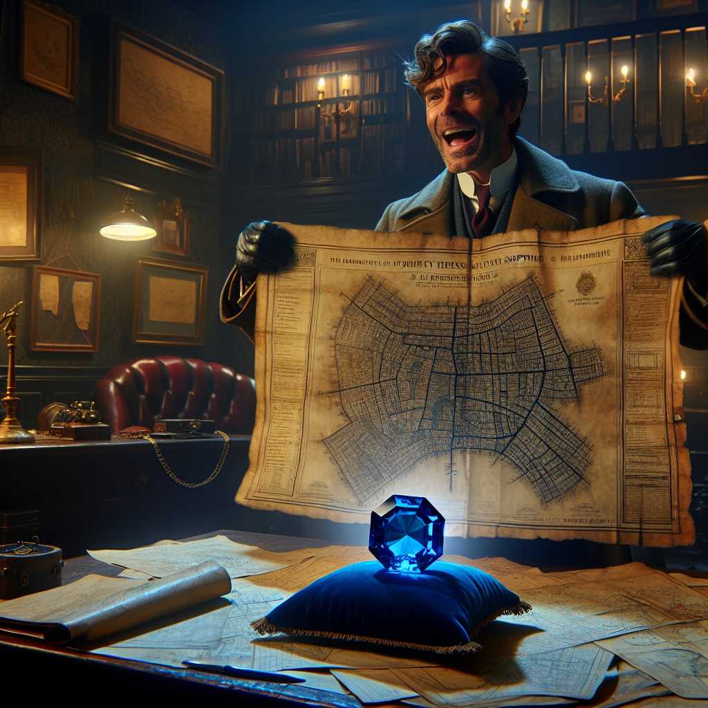 The Vanishing Sapphire: A Detective Blackthorn Mystery