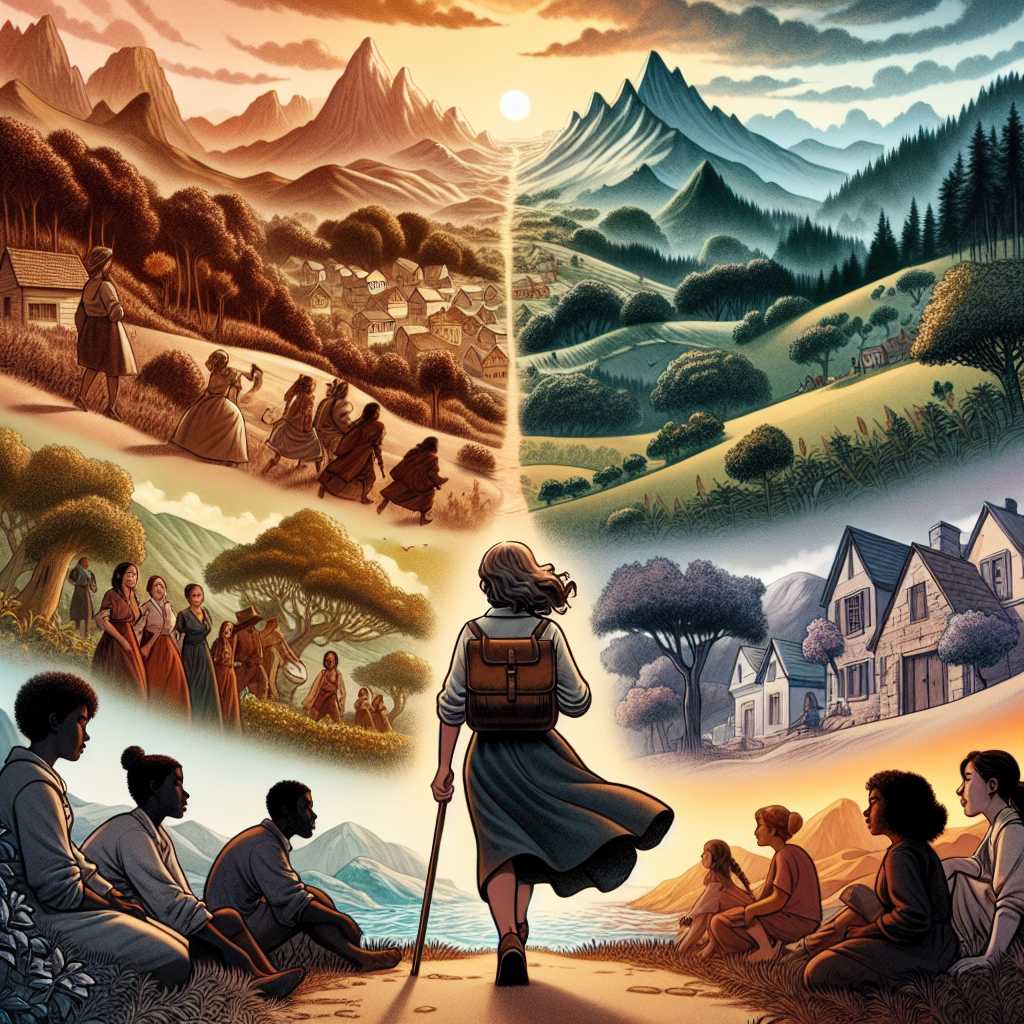 Elara's Journey to the Great Valley: A Tale of Courage and Discovery