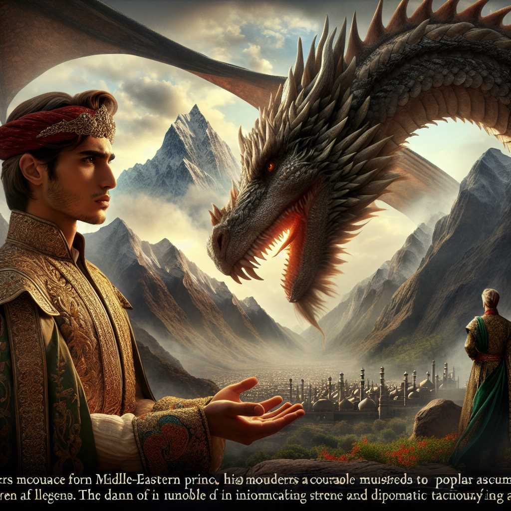 The Valiant Prince Eldric and the Dragon's Redemption