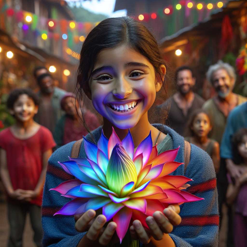 Lily and the Rare Rainbow Flower