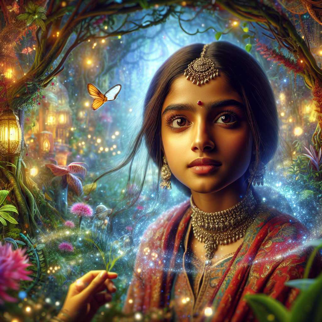 Lila's Journey in the Enchanted Forest