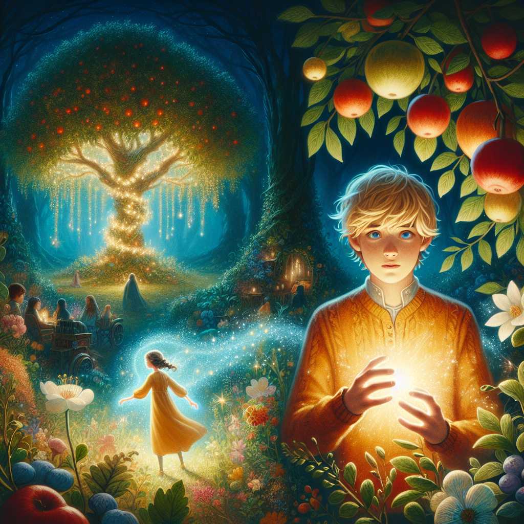 The Enchanted Orchard's Wish: A Tale of Love and Kindness