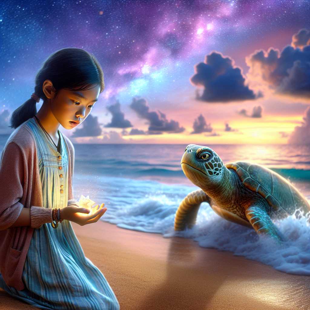 Lila's Enchanted Adventure: Discovering the Heart of the Island