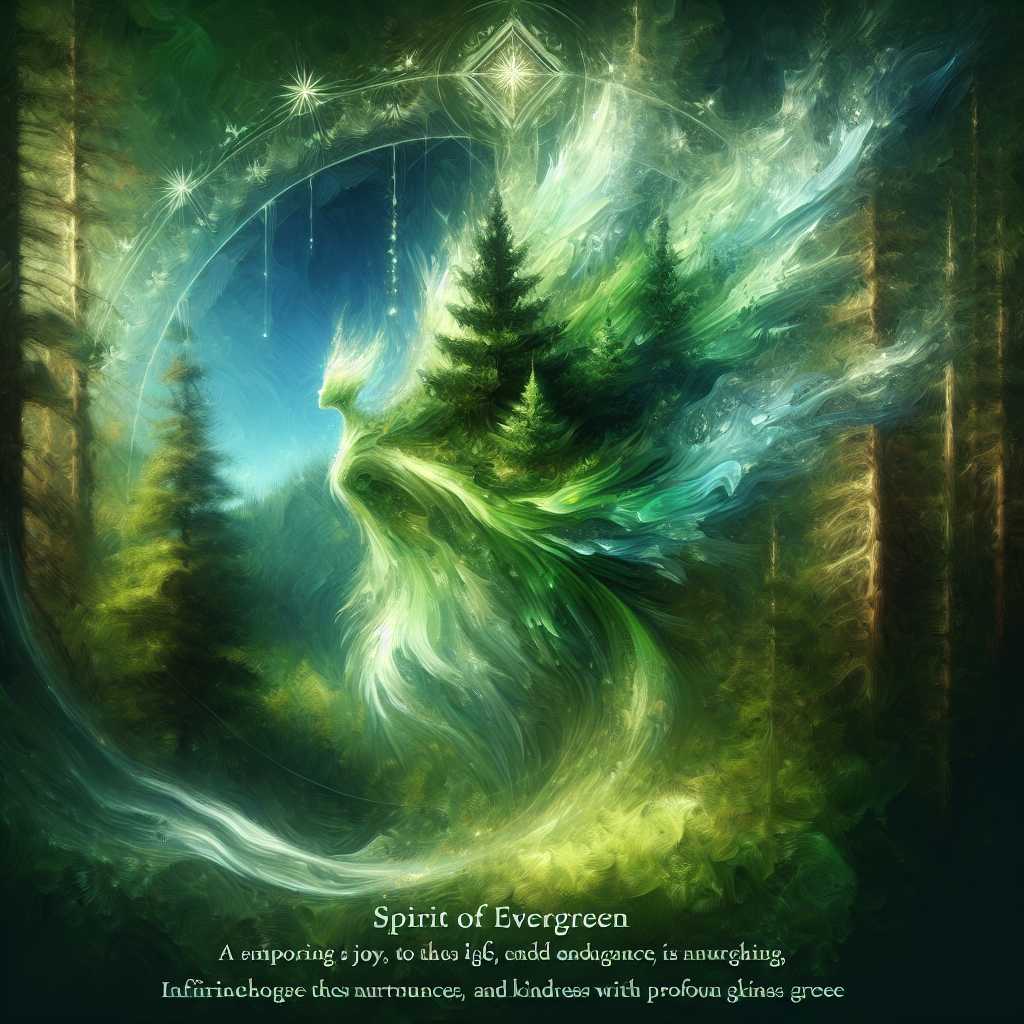 The Evergreen Spirit's Silent Night Christmas Blessing