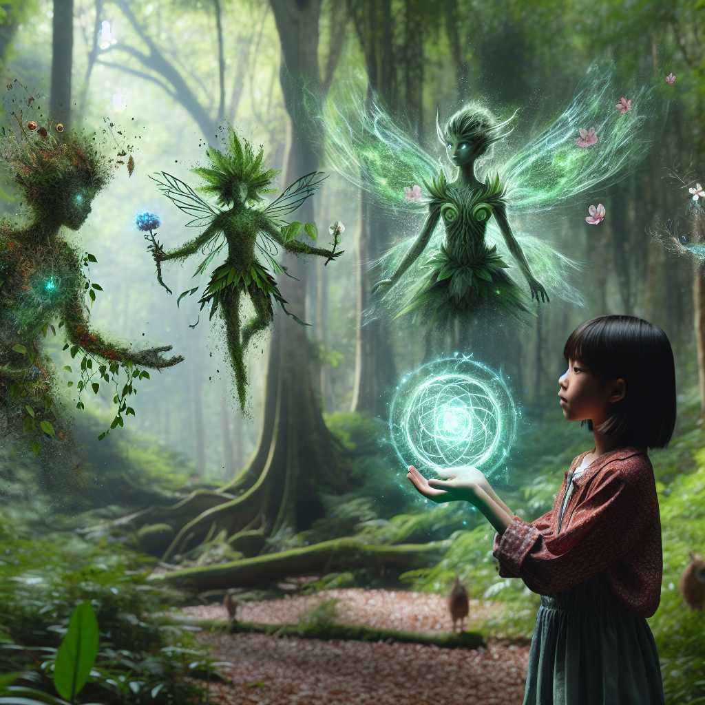 Elara and the Dance of the Forest Spirits