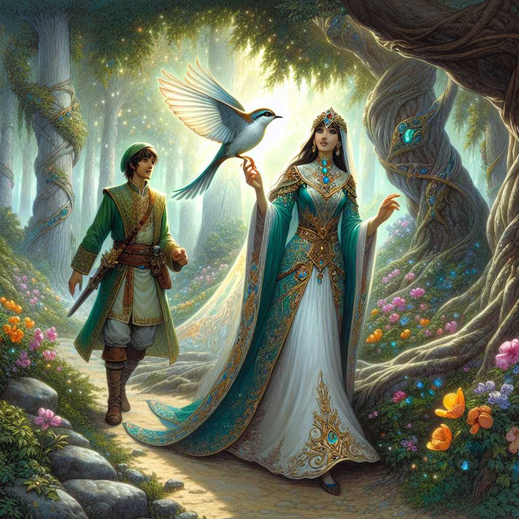 The Quest of Princess Elara and the Crystal Nightingale