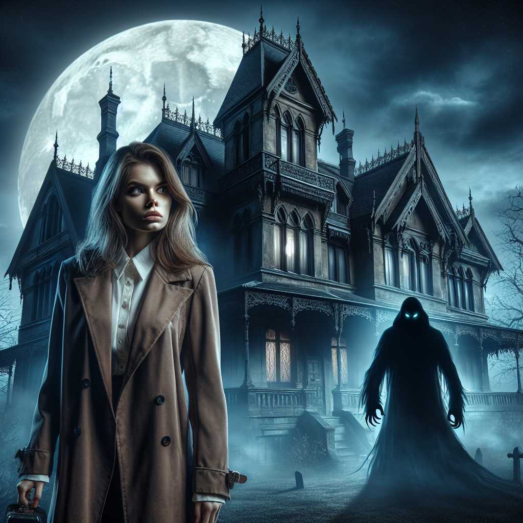 Secrets in the Shadows: Elara's Encounter with Blackmoor's Haunted Mansion