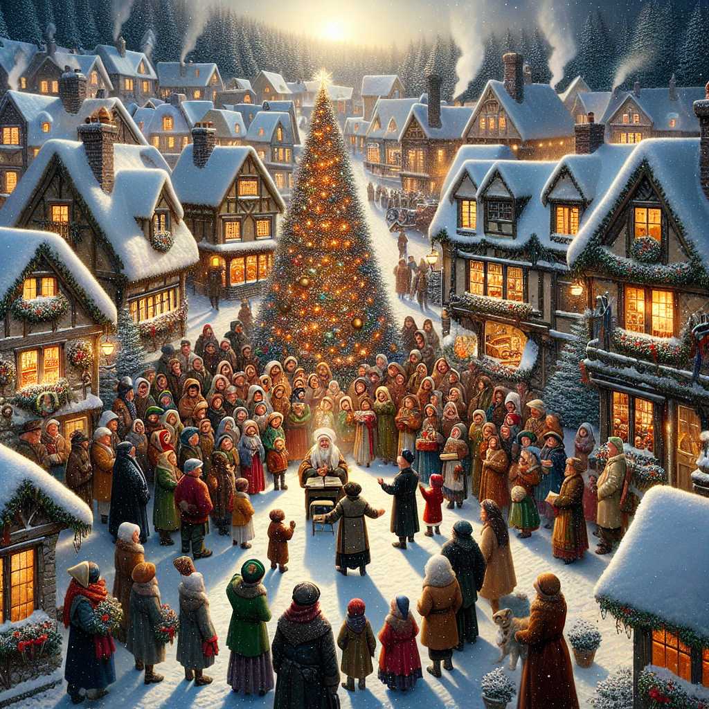 The Magic of Love and Unity: A Christmas Eve in Eldergrove