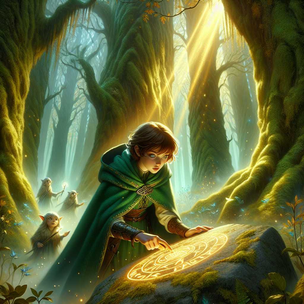 Elara's Journey in Eldoria's Enchanted Forest