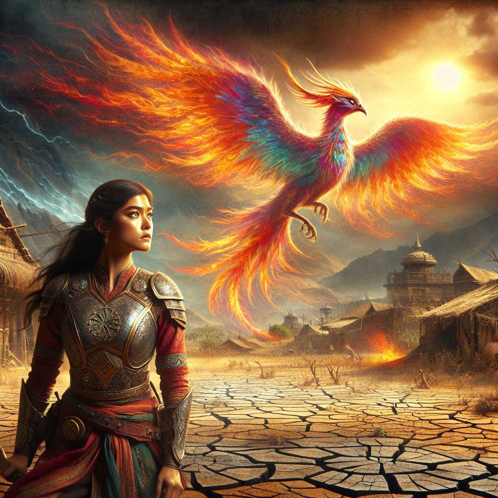 Elara's Quest: Awakening the Phoenix