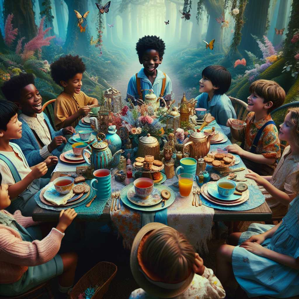 The Enchanting Tea Party Under the Winking Willow