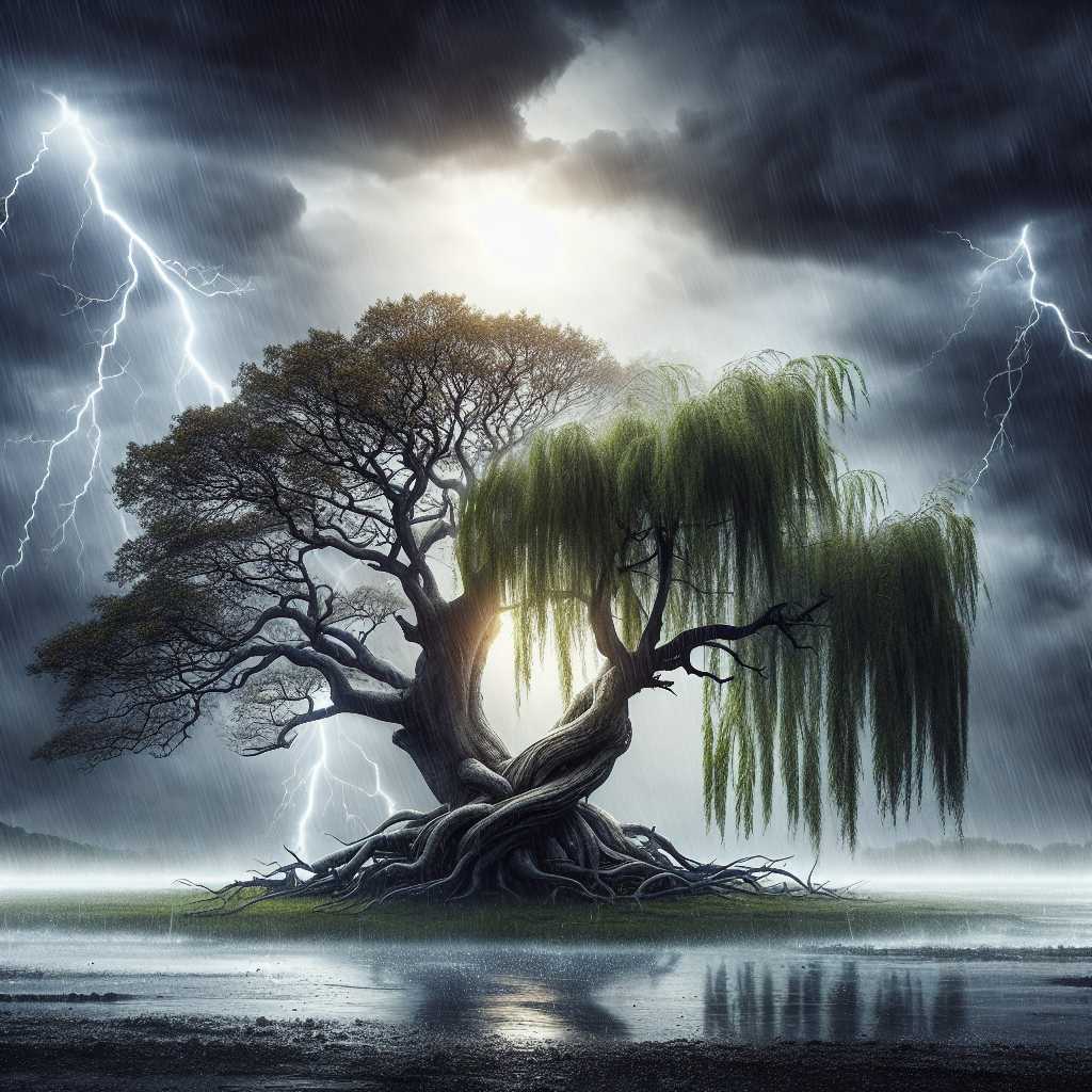 The Oak and The Willow: A Tale of Unwavering Friendship
