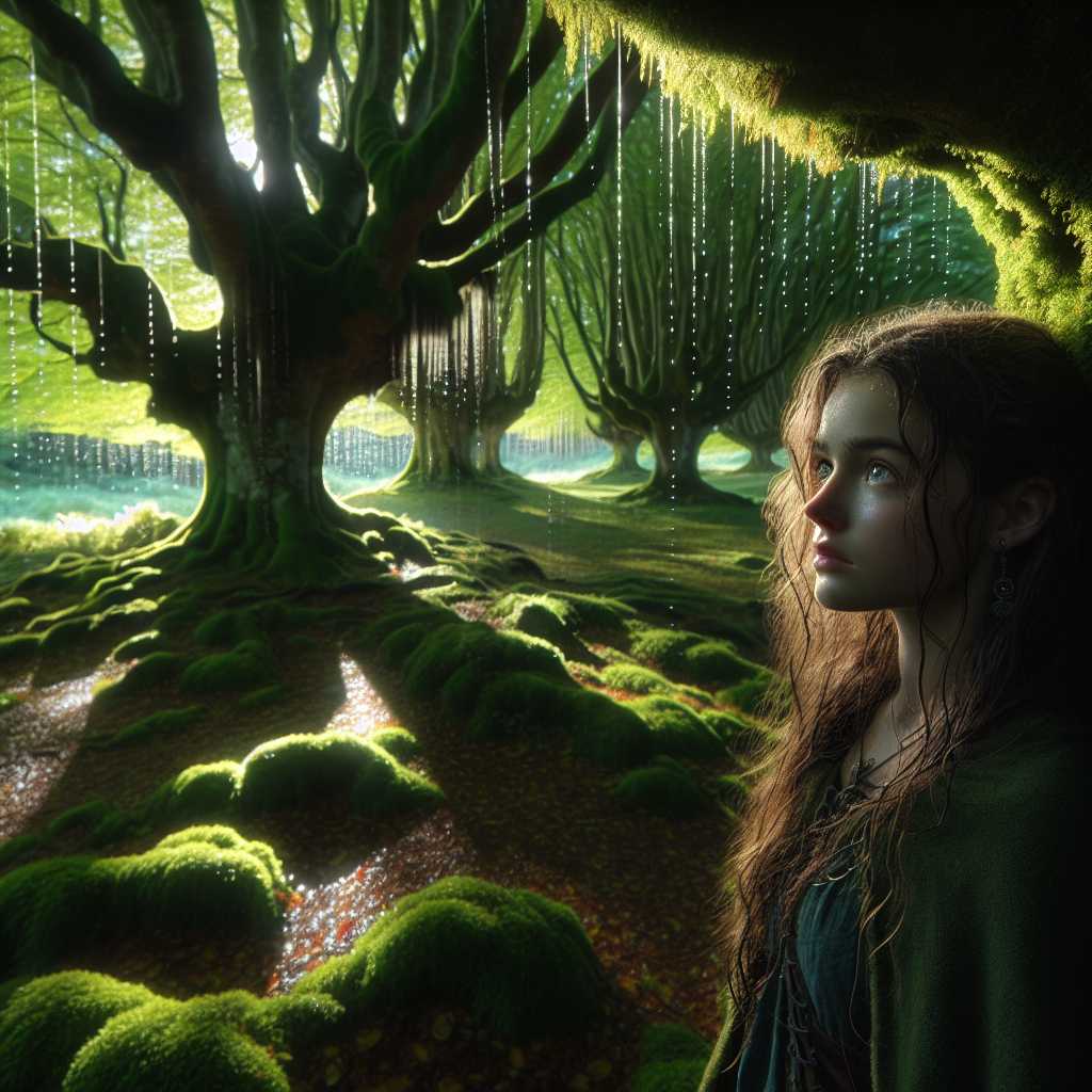 Elara and The Weeping Trees of Glenmoor: A Tale of Transformation