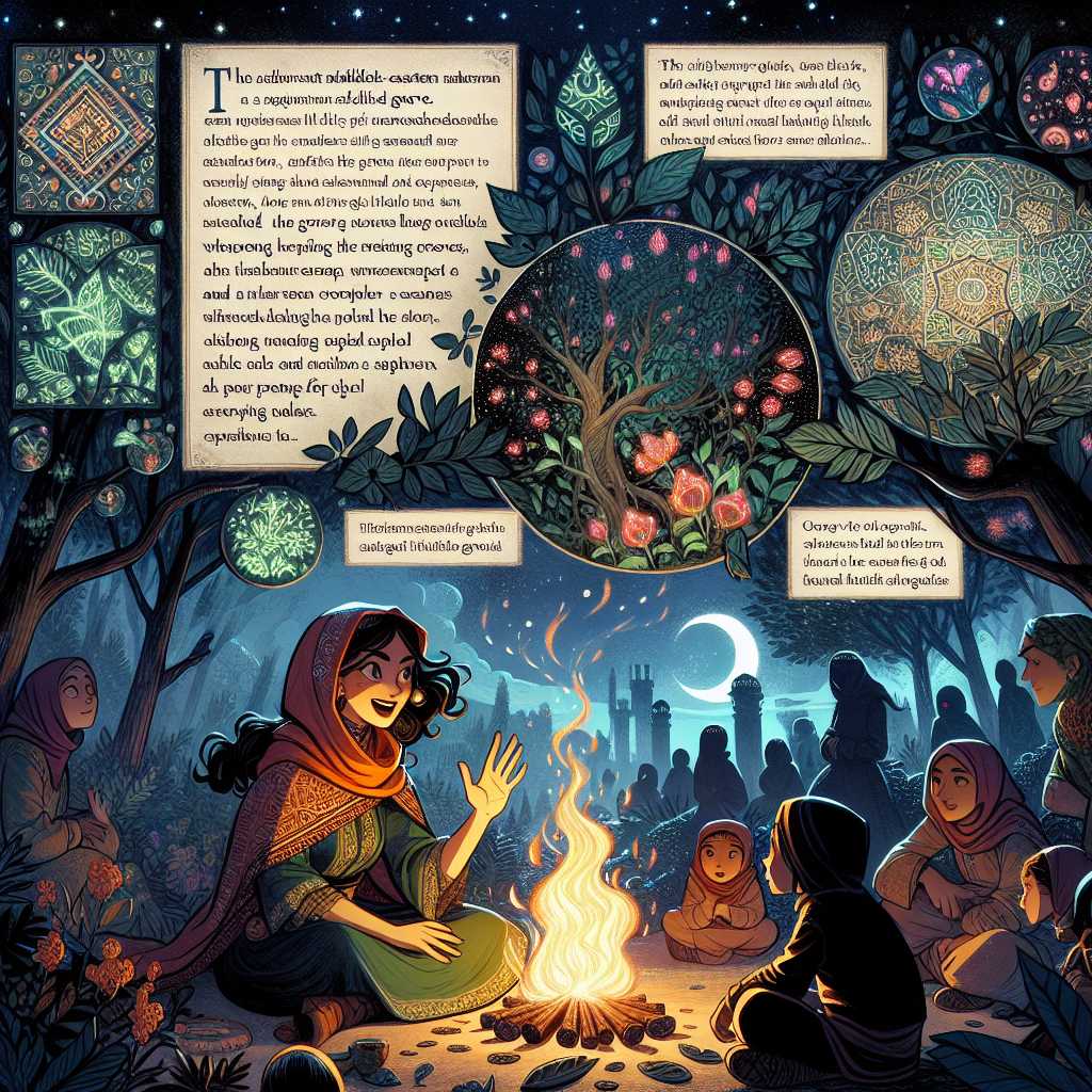 Elara and the Whispering Trees of Elderglen