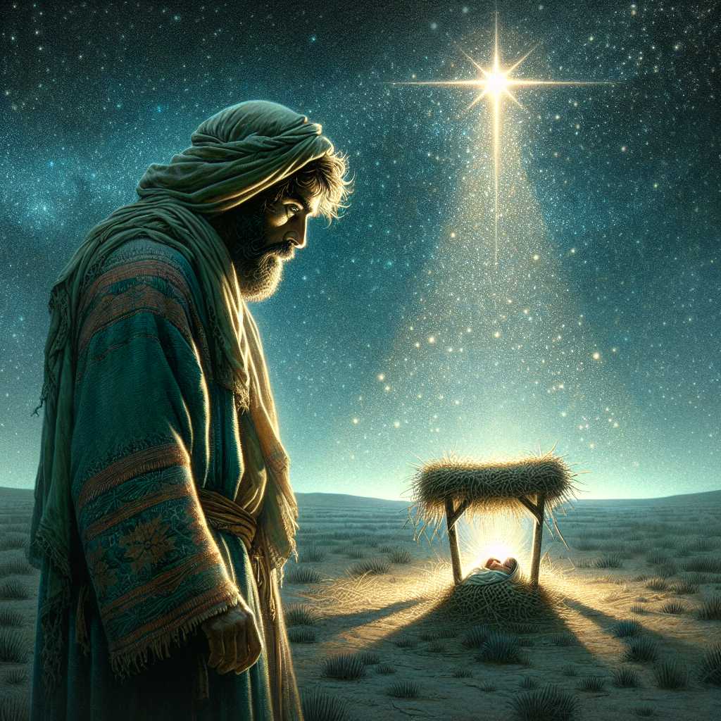 The Shepherd's Journey to the Manger