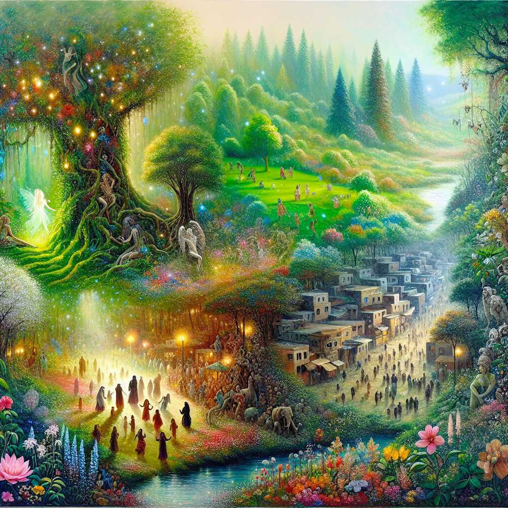 The Enchanted Forest and the Village's Heartfelt Connection