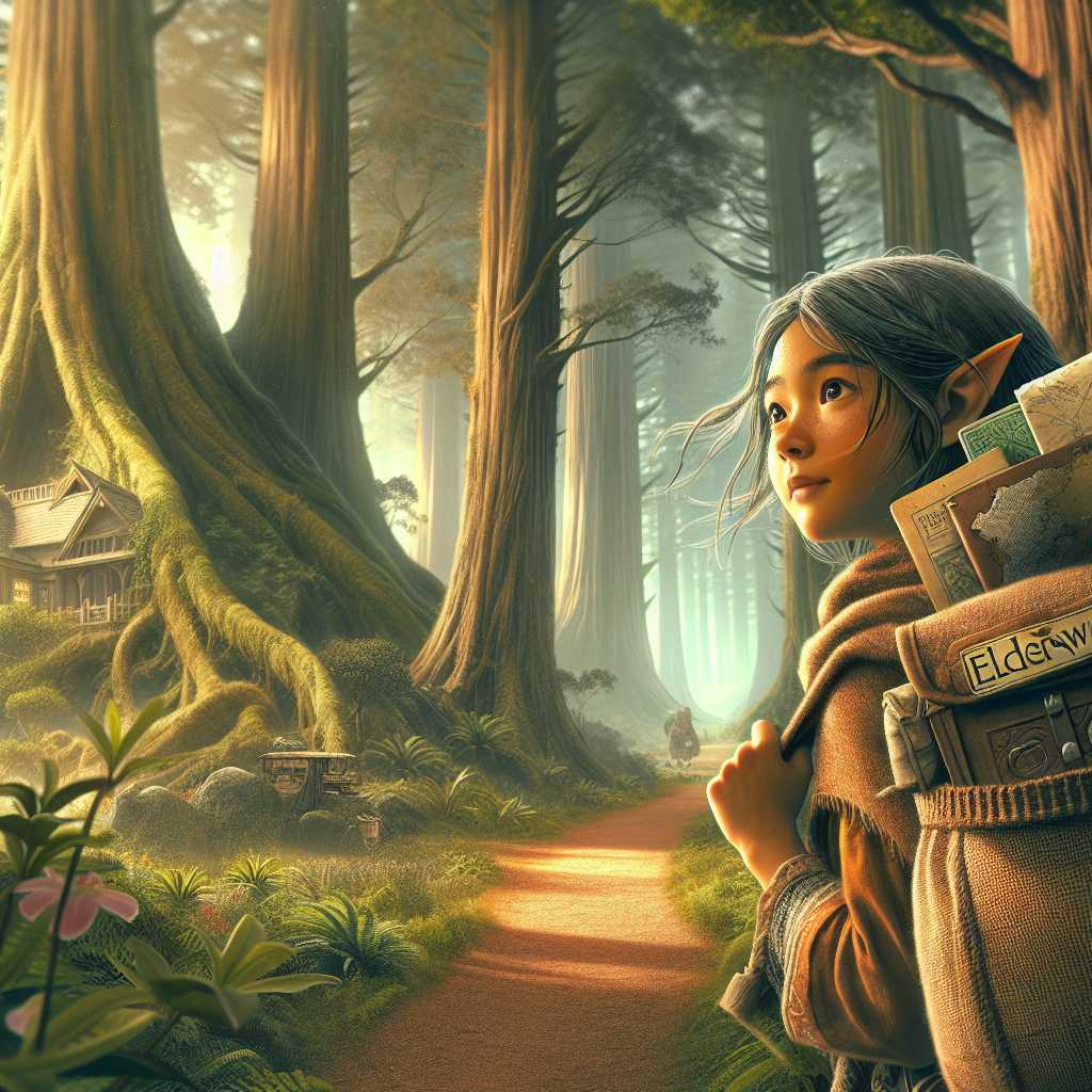 Lina's Journey: Discovering Stories Beyond Elderwood