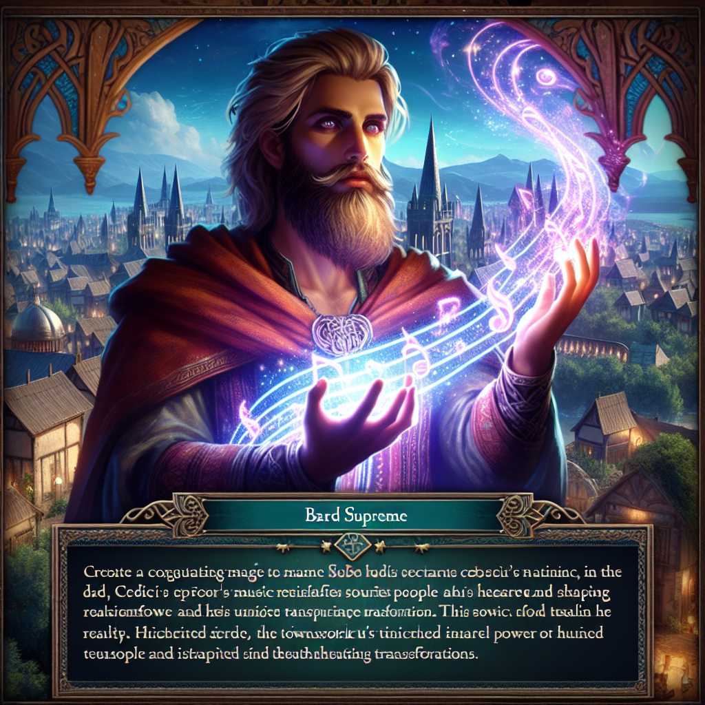 Cedric and The Enchanted Violin of Eldoria