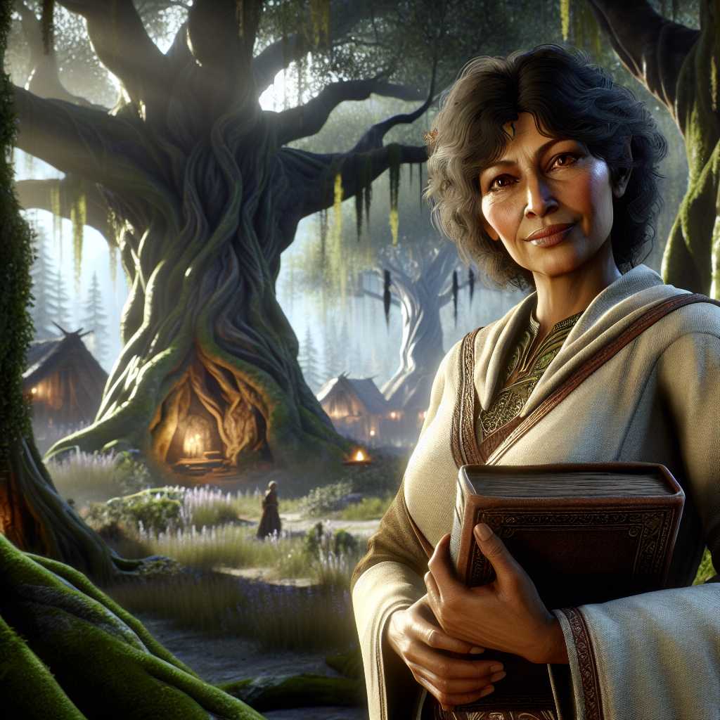 Elara's Quest: Awakening Wisdom in the Forgotten Village of Eldenwood