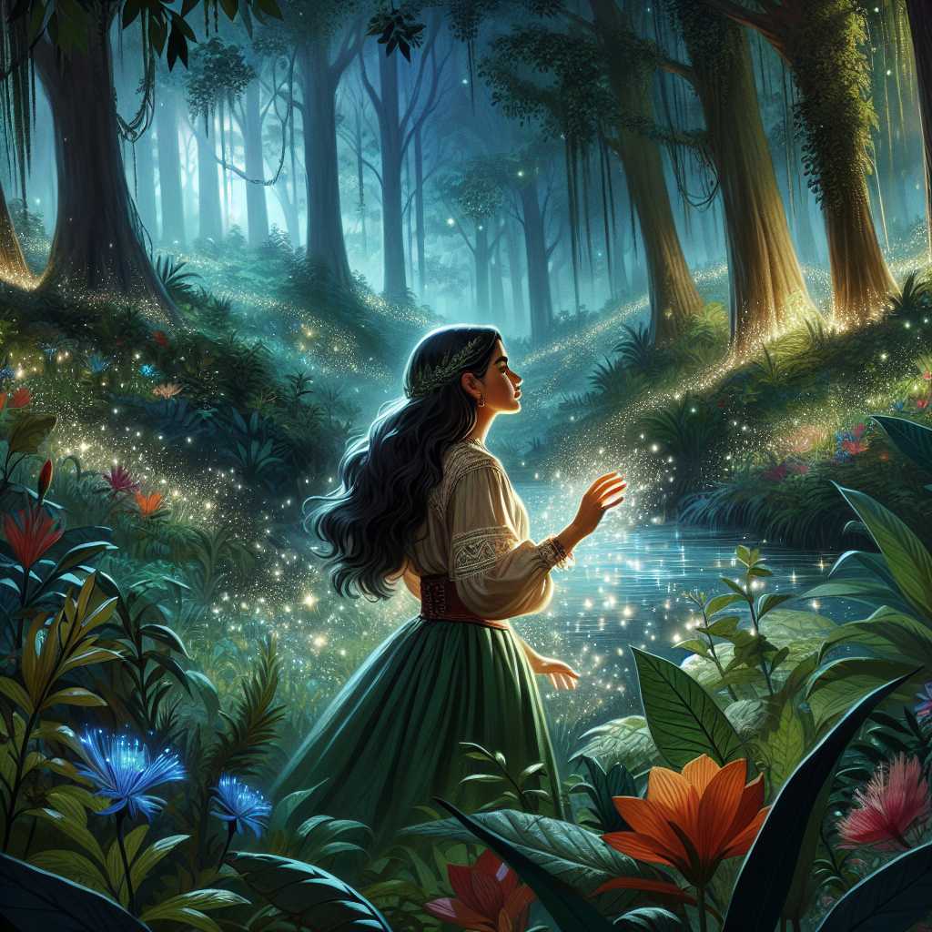 Evelyn's Enchantment: The Tale of the Whispering Forest