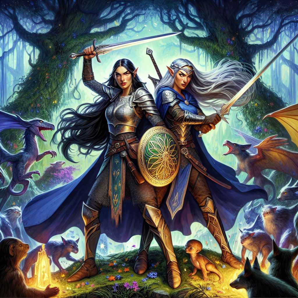 The Courage of Elara and the Mystical Seren