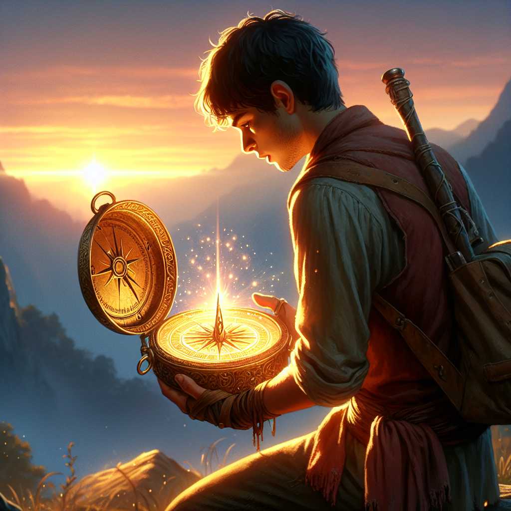 The Enchanted Compass: Elden's Journey to Veridonia