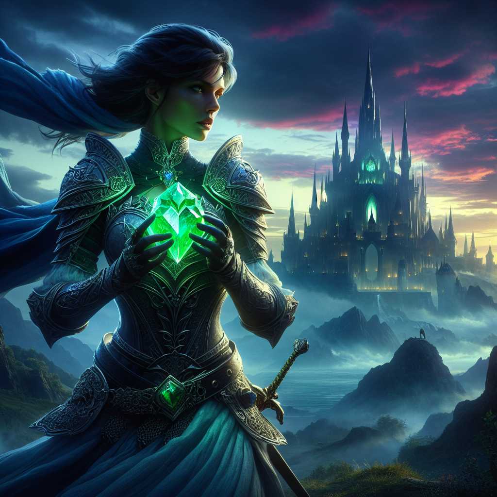 Elara's Adventure for the Emerald Heart