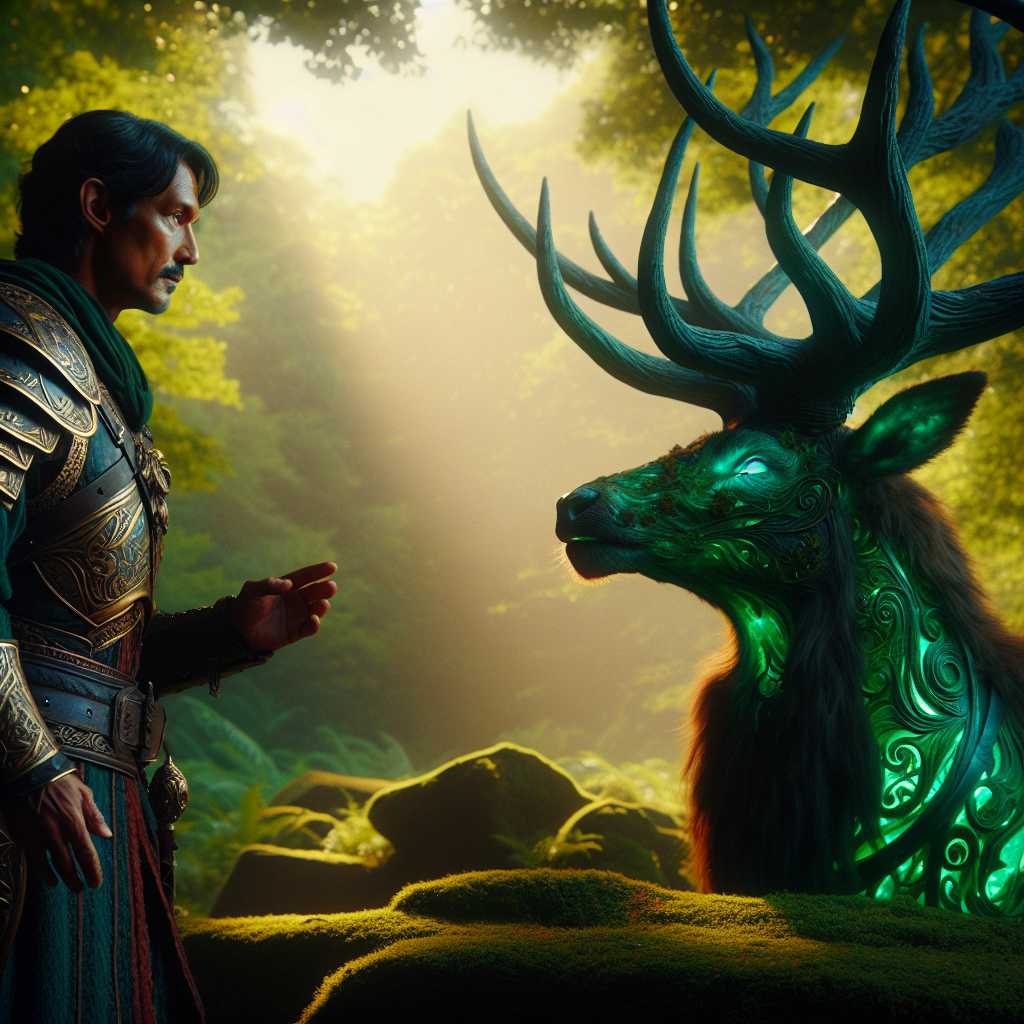 Aric's Quest for the Emerald Stag