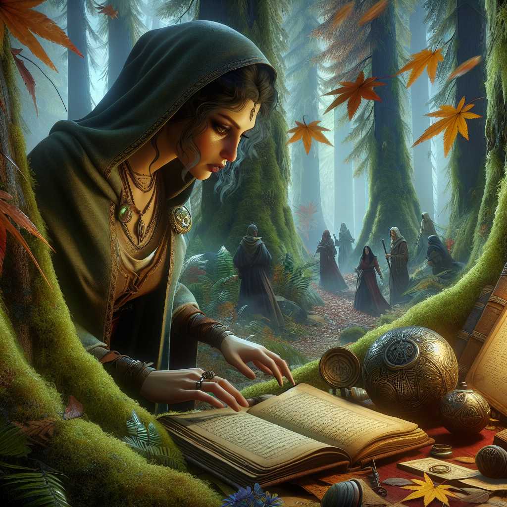 Elara's Journey Through the Whispering Woods