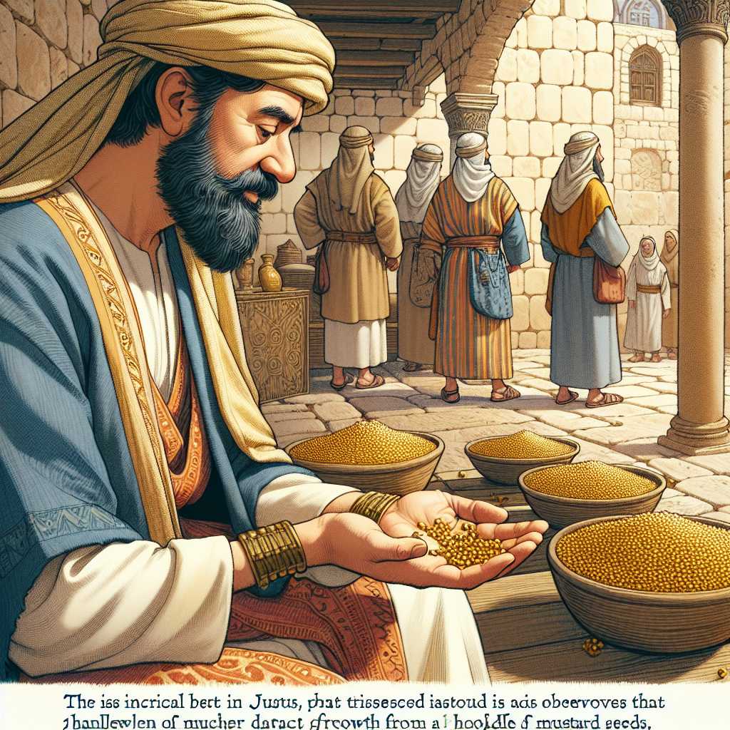 The Merchant and the Mustard Seed: A Journey of Faith