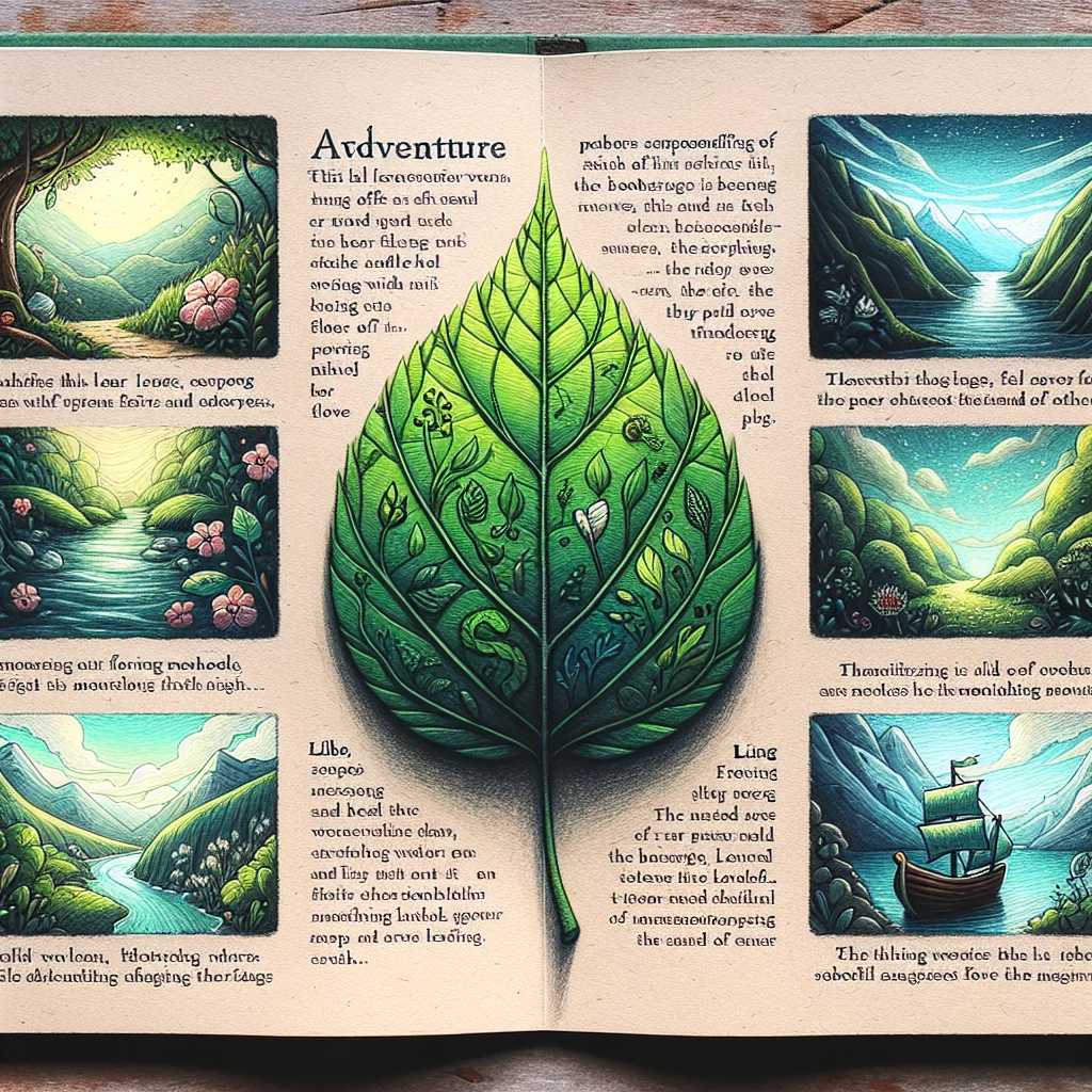 Arlo, the Adventurous Leaf's Transformative Journey