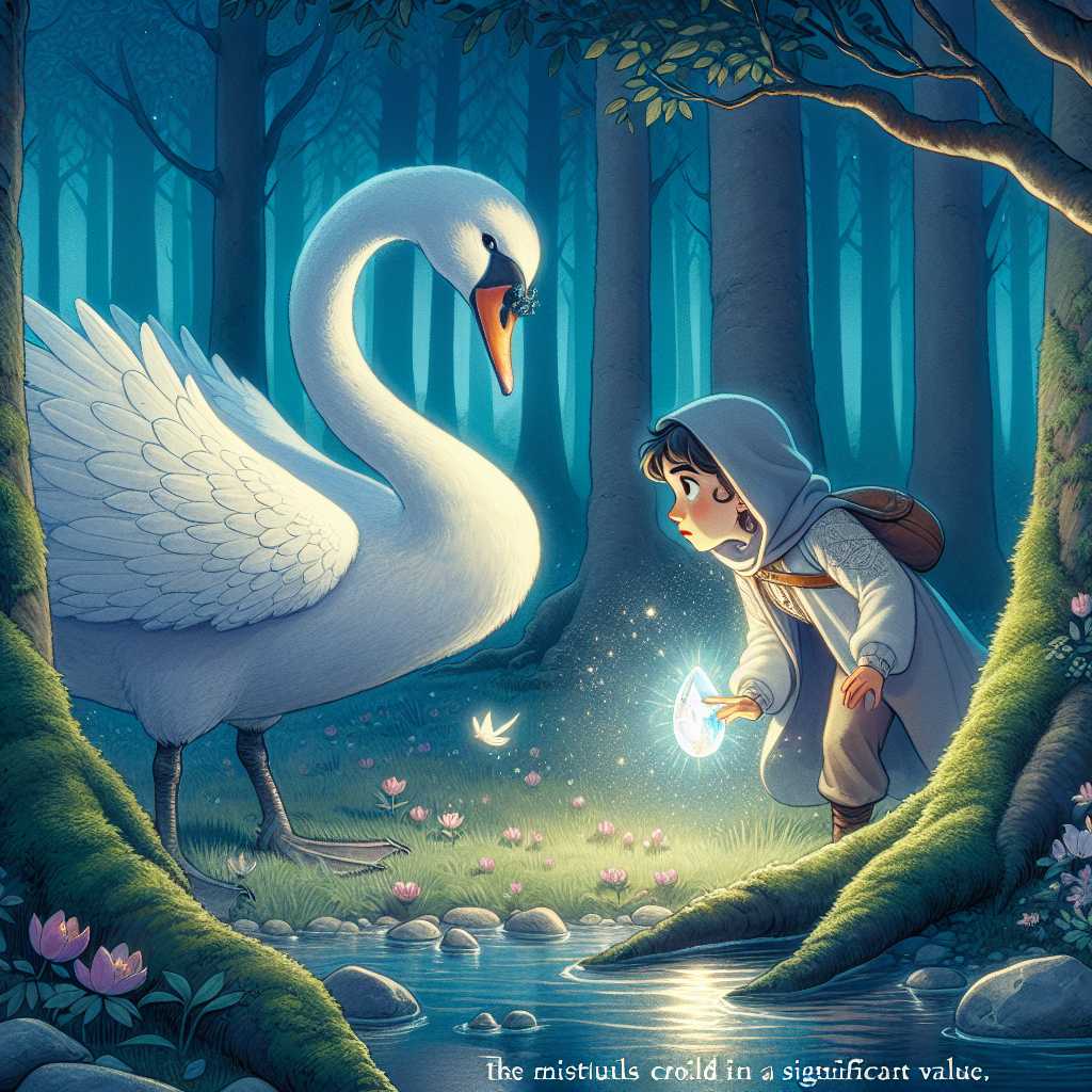 Lila and the Moonlit Swan