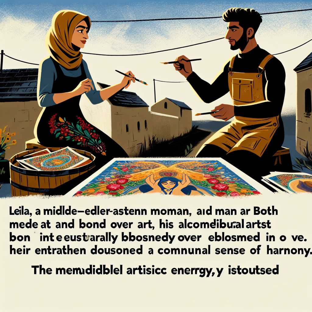 A Tapestry of Love: Leila and Aiden's Destined Union