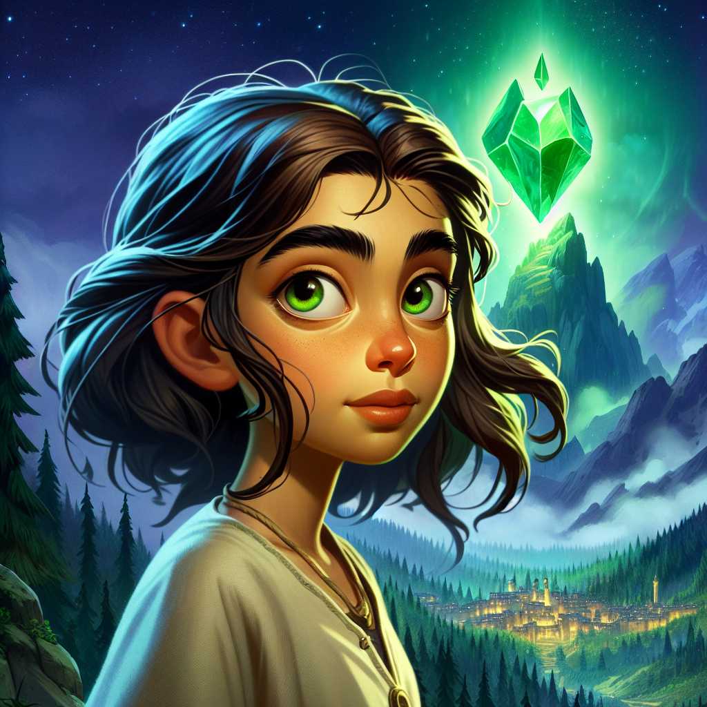 Elara's Journey: The Quest for the Emerald Heart