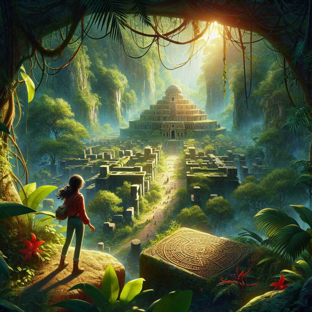 Elena's Discovery of the Lost City of Eldoria